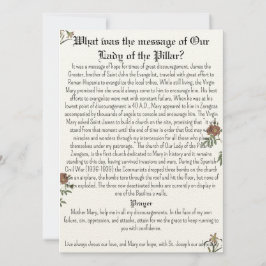 Nossa Senhora do Cartão de Oração do Pilar