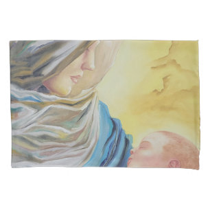 Nossa Senhora do Silêncio segurando Jesus bebê