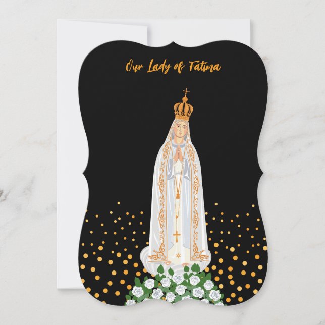 Nossa Senhora dos Cartões de aniversários da Proci (Frente)