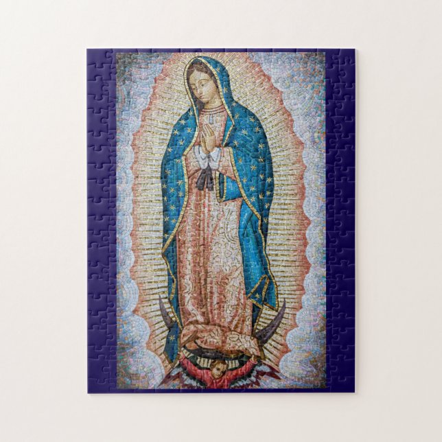 Nossa Senhora Guadalupe Quebra-cabeça católica (Vertical)