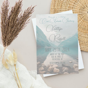 Nossa Viagem de Nunca   Convite para casamento mod