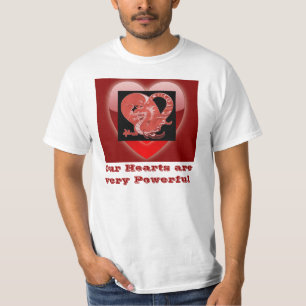 Nossas camisas dos homens dos corações