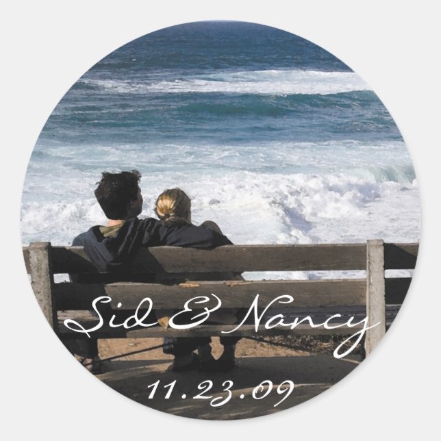 Nosso Amor - Adesivo Redondo (Frente)