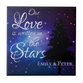 Nosso amor está escrito no nome do céu noturno das