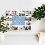 Nosso ano para brilhar | Calendário de Fotografias<br><div class="desc">Compartilhe uma memória favorita em cada página deste calendário de fotos de 2019. O cobrir apresenta uma versão em miniatura de cada foto com "nosso ano para brilhar" no centro em um fundo de aquarela azul. Personalize com seu nome de família e o ano abaixo. Dentro, suas fotos aparecem em...</div>