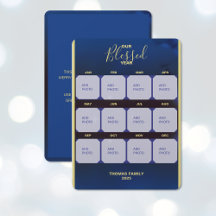 Nosso Cartão com fotos de Férias Planas de Ano Abe