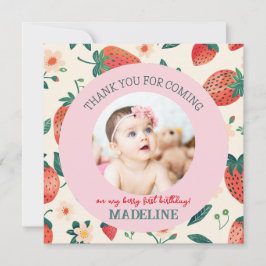 Nosso cartão de agradecimento plano de aniversário