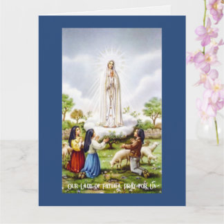 Nosso Cartão de Saudação de Fatima