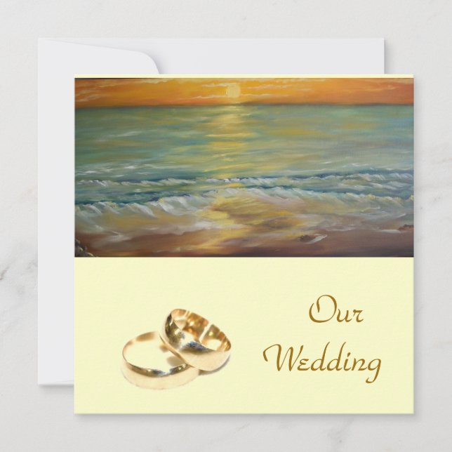 nosso casamento - convite para casamento (Frente)