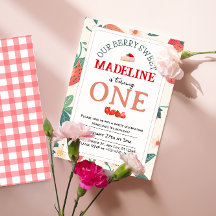 Nosso Convite de Aniversário Berry Sweet