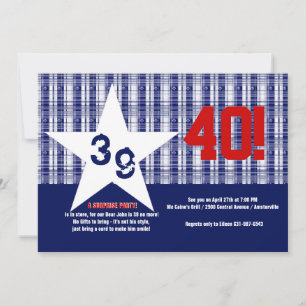 Nosso Convite de aniversário Star