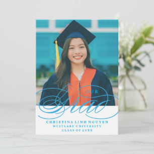 NOSSO CONVITE DE GRADUAÇÃO ELEGANTEMENTE ESCRITO