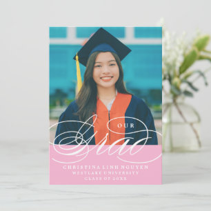 NOSSO CONVITE DE GRADUAÇÃO SCRIPT ELEGANT GRAD