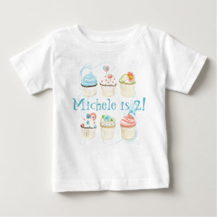 Nosso Cupcake Lil, Camisa Personalizada De Bebê