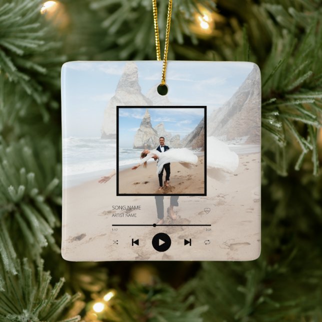 Nosso Enfeites de natal De Música Personalizada (Árvore)