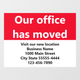 Nosso Escritório Mudou de Endereço - Anúncio Verme