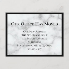 Nosso Escritório Mudou O Anúncio Faux Marble