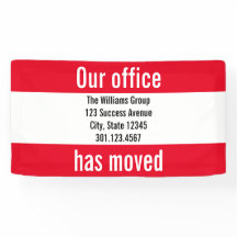 Nosso escritório mudou o lançamento para vermelho 