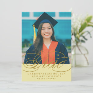NOSSO GRAD DE LETRA ELEGANTE CONVITE DE FORMATUR