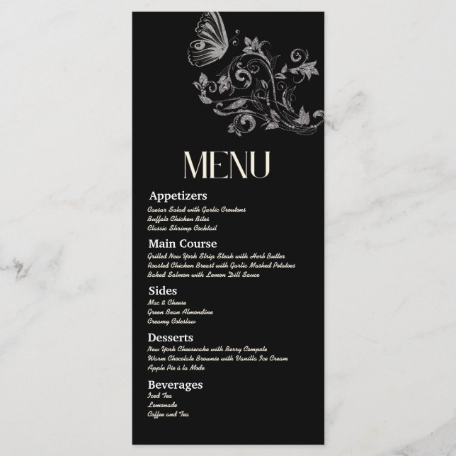 Nosso Menu de Casamento (Frente)