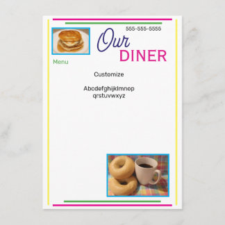 Nosso Menu Personalizado de Lanchonete