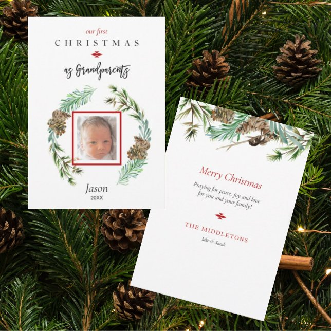 Nosso Natal De 1rua Como Cartão com fotos De Filho (Criador carregado)