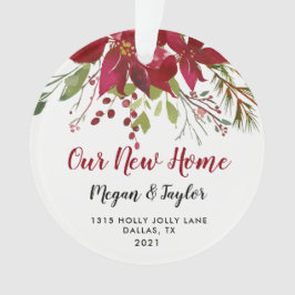 Nosso Novo Ornamento Floral de Casa | Novo present