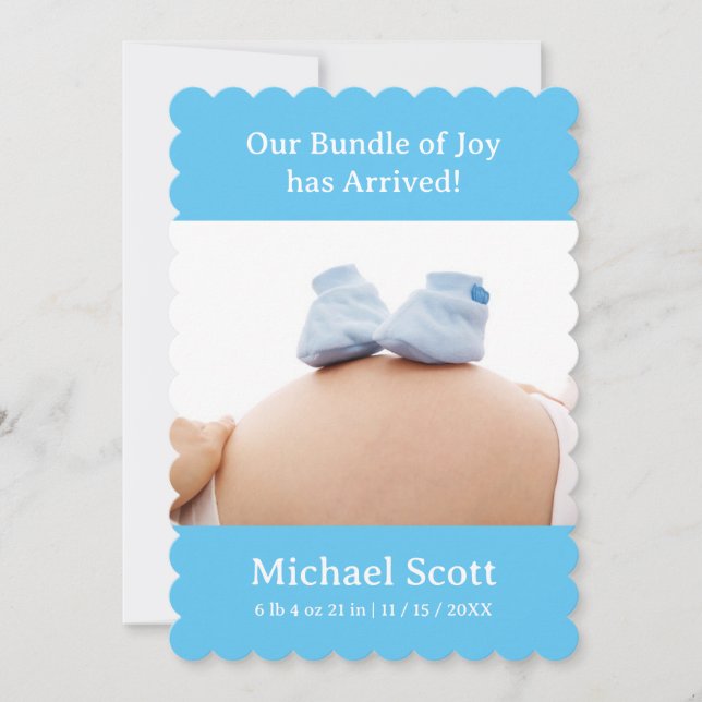 Nosso Pacote Azul De Alegria Chegou (Frente)