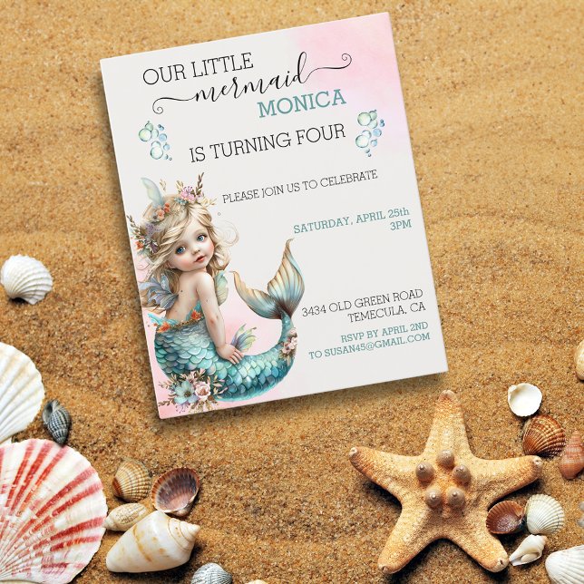 Nosso Pequeno Aniversário Da Sereia (Criador carregado)