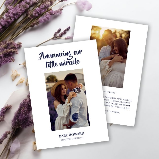 Nosso pequeno anúncio de gravidez milagroso (Criador carregado)