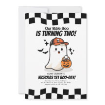 Nosso Pequeno Boo está fazendo 2 Convites de Anive