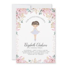 Nosso Pequeno Cartão de Aniversário Ballerina