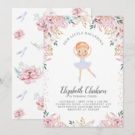 Nosso Pequeno Cartão de Aniversário Ballerina