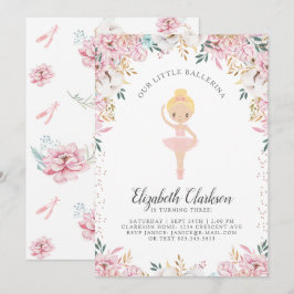 Nosso Pequeno Cartão de Aniversário Ballerina