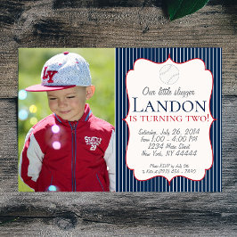 Nosso pequeno Convite de festas de beisebol