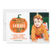 Nosso Pequeno Convite Fotográfico de Pumpkin