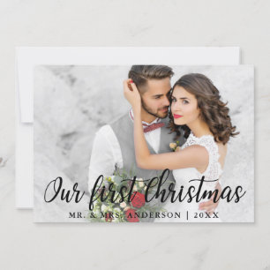 Nosso Primeiro Cartão com fotos de Casamento de N