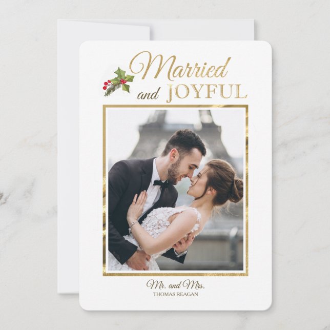 Nosso Primeiro Cartão de Férias de Natal (Frente)