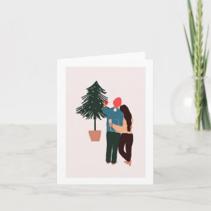 Nosso Primeiro Cartão de Natal Recém-Chegado