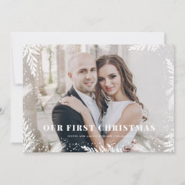 Nosso Primeiro Cartão de Natal Recém-Chegado