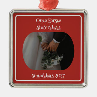 Nosso Primeiro Enfeite de Sinterklaas com Foto