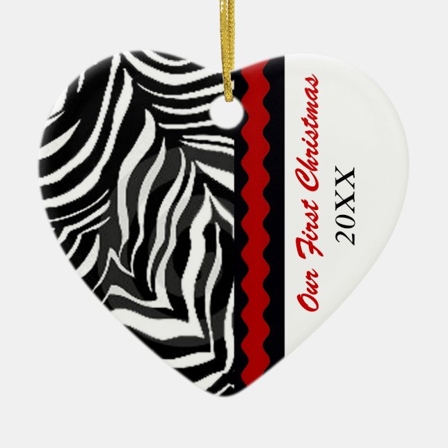 Nosso primeiro modelo do ornamento da foto do (Frente)