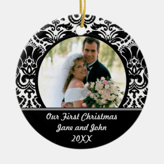 Nosso primeiro ornamento da foto do Natal