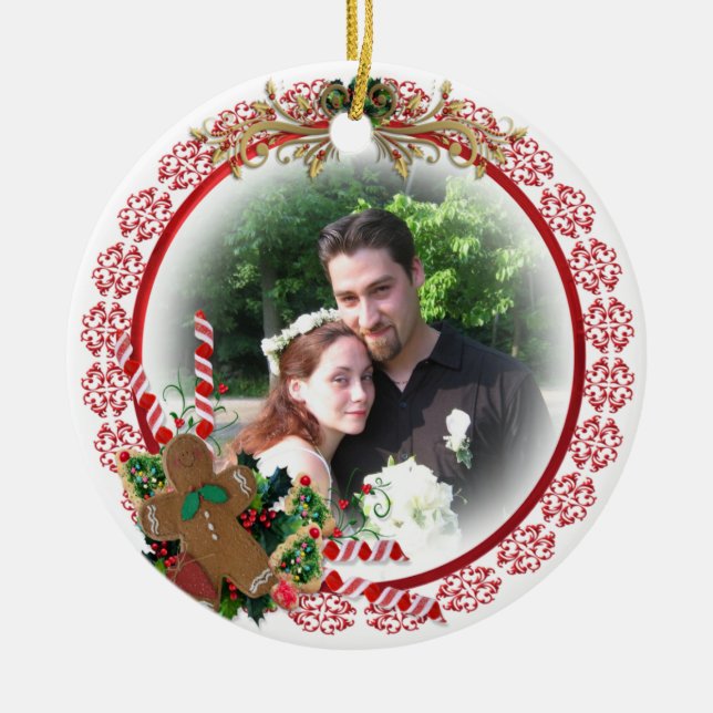 Nosso primeiro ornamento de Natal Juntos (Frente)