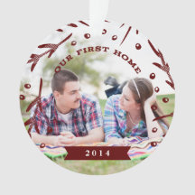 Nosso primeiro ornamento Home do feriado