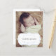 Nosso Querido Anjo Bebê | Cartão postal de aviso d (Frente/Verso In Situ)