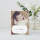 Nosso Querido Anjo Bebê | Cartão postal de aviso d (Em pé/Frente)