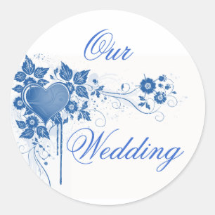 Nossos adesivos de envelope de casamento