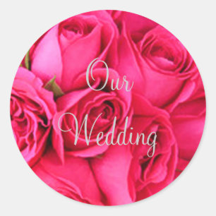 Nossos adesivos de envelope de casamento