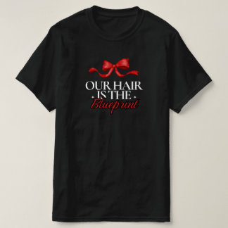 "Nossos Cabelos são o Projeto" Camiseta Laço Verme